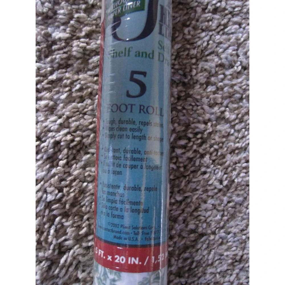 NEW Con-tact Contact Brand Herb Garden Mat‎ Shelf Drawer Liner Adhesive 5' Roll!
